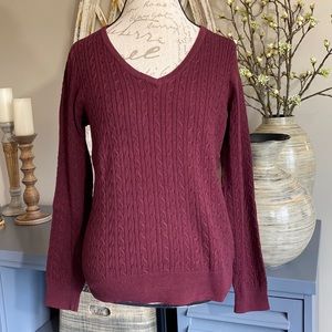 Bass v-neck sweater